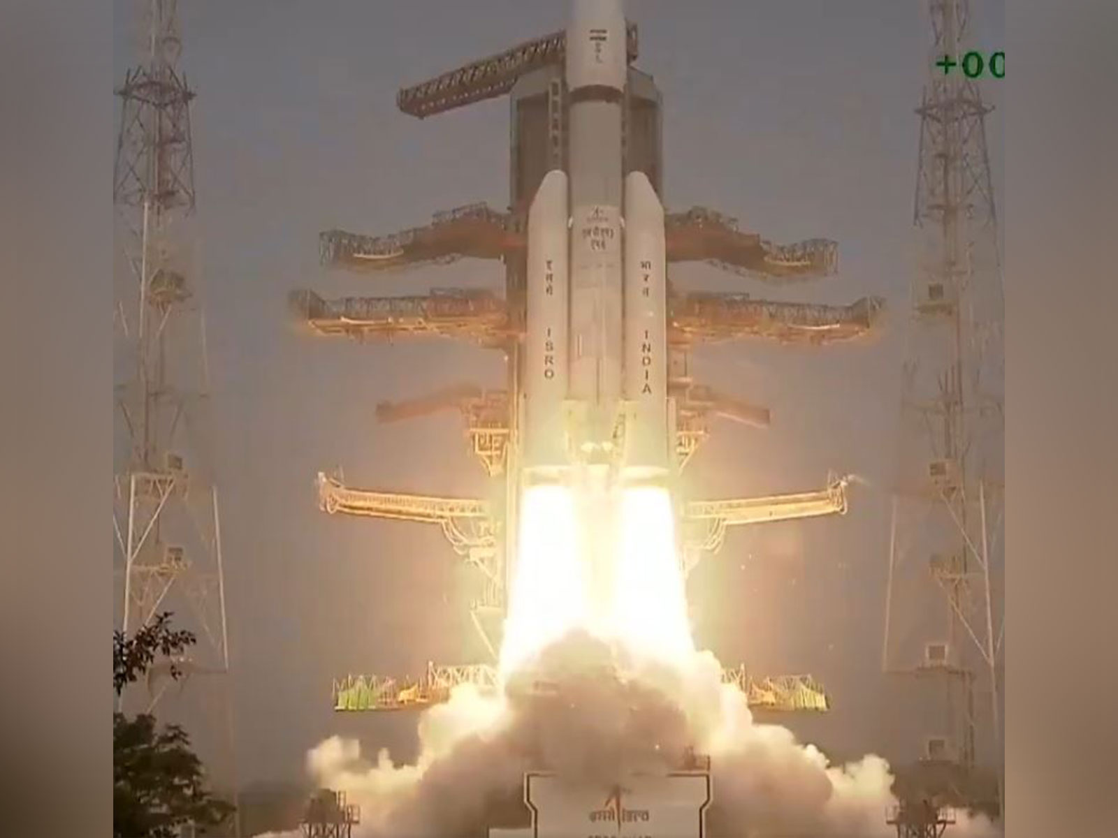 Still from launch of BlueBird Block-2 satellite in Sriharikota (Photo/ISROYoutube)