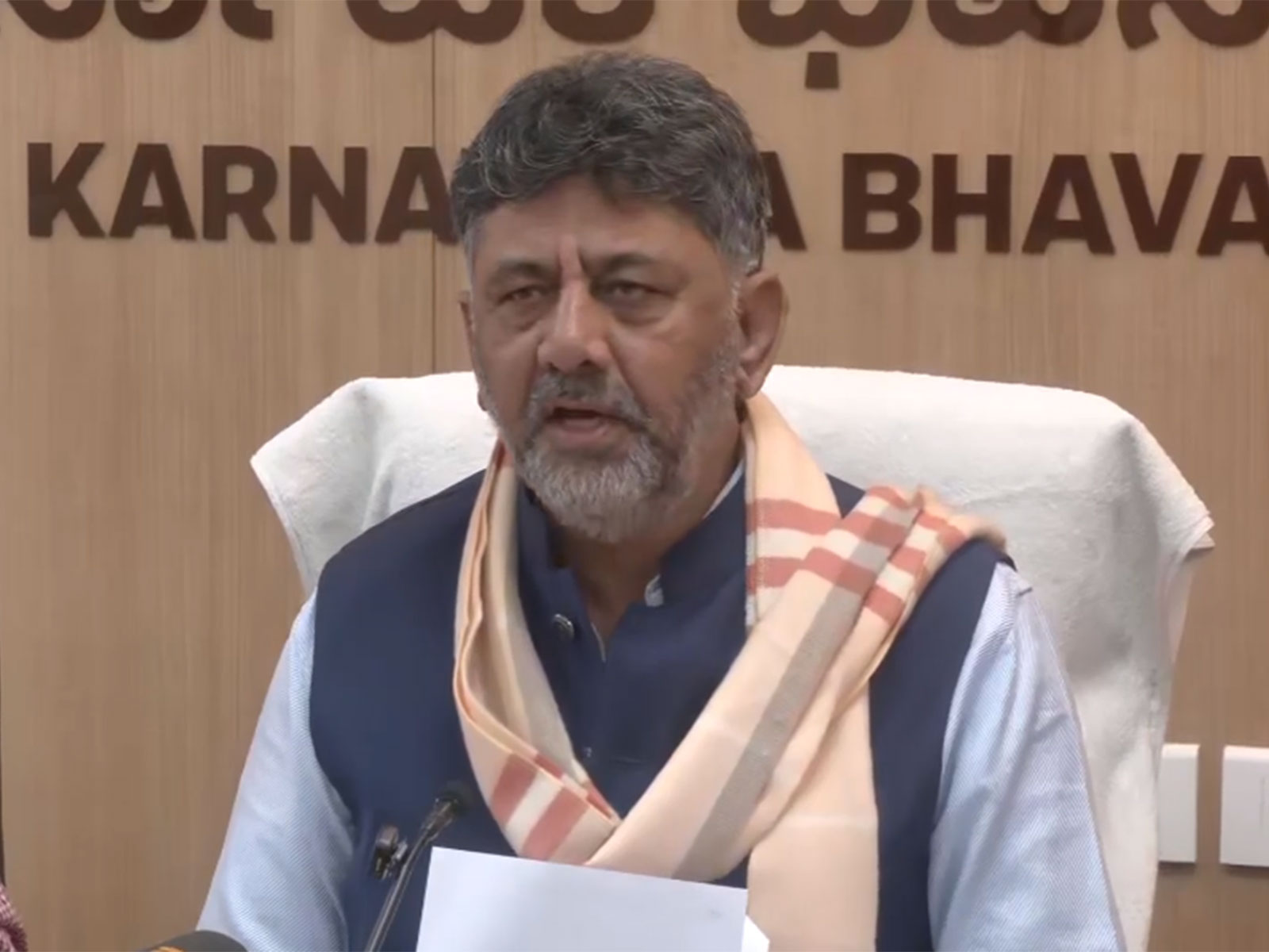 Karnataka Deputy CM DK Shivakumar in New Delhi on Wednesday. (Photo/ANI)