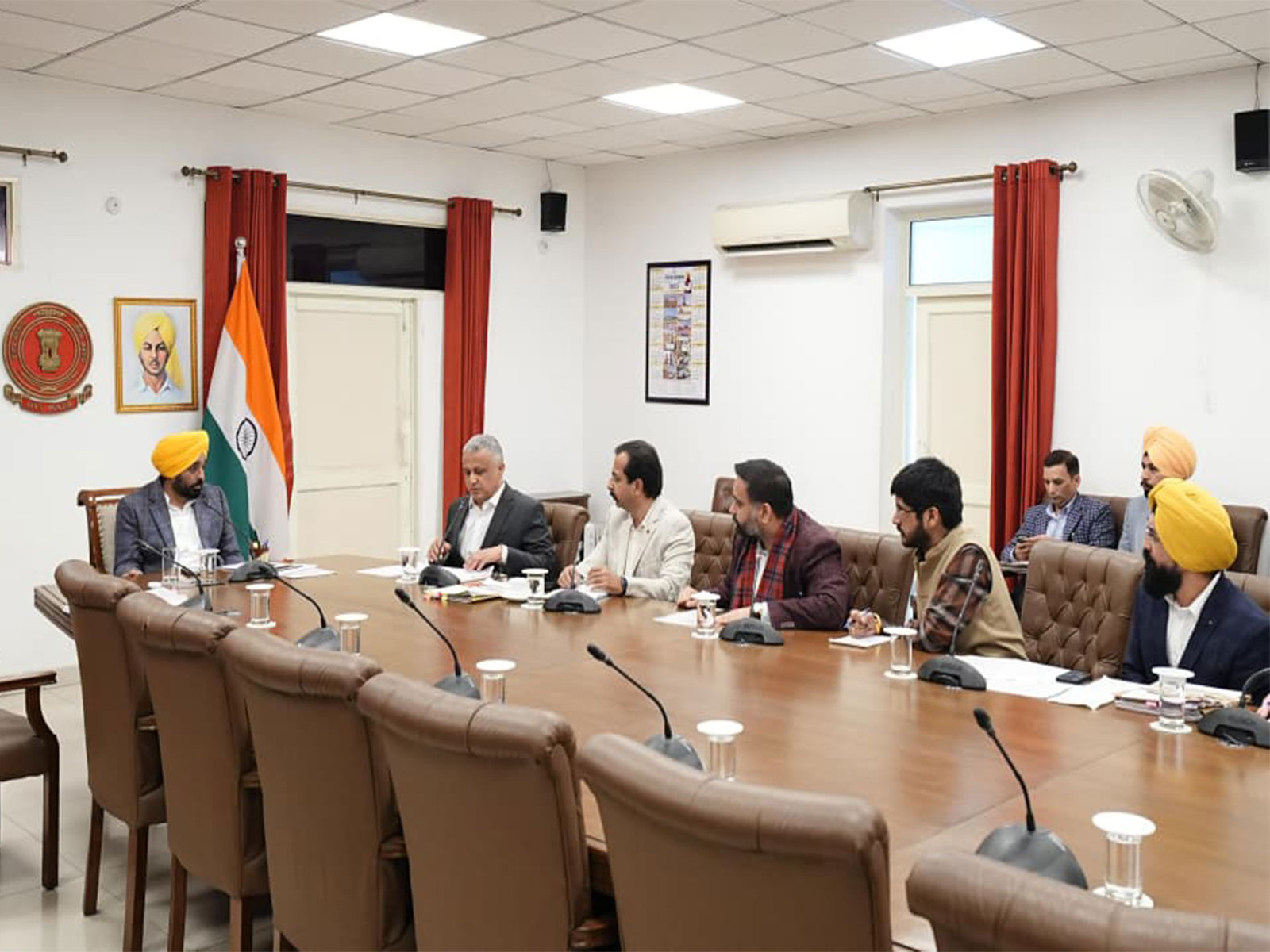 Punjab CM Mann directs overhaul of sports infrastructure with ₹1,350 crore plan (Photo/Punjab CMO) 