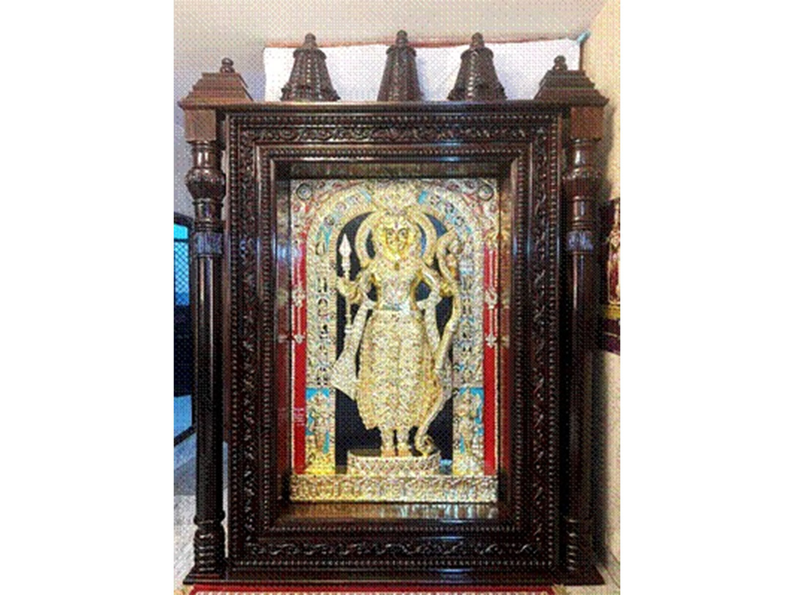 Tanjavur-style Lord Shri Ram artwork (Photo/ PIB)