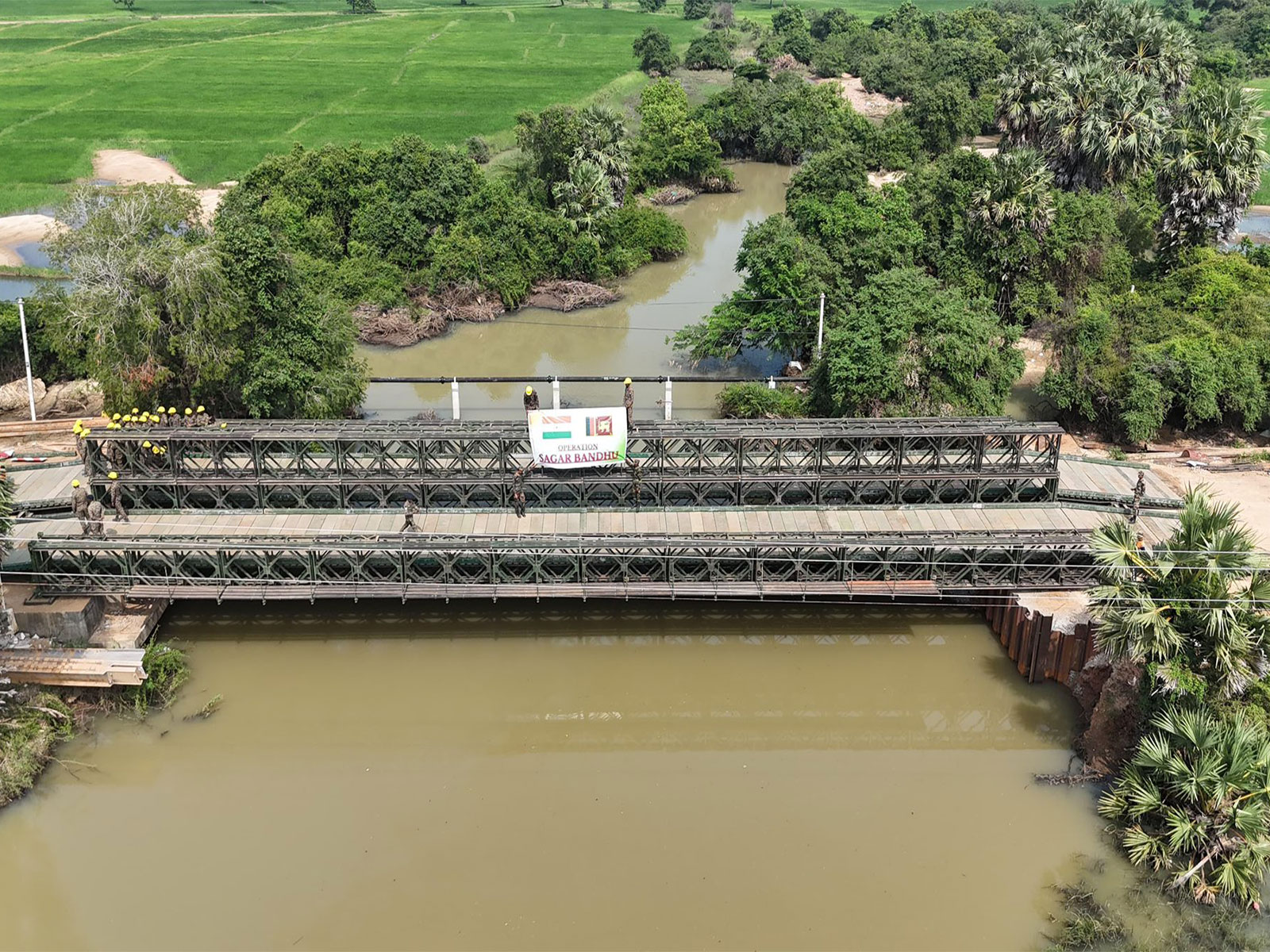 India installs 120-foot bailey bridge in Sri Lanka's Kilinochchi District (Photo/X@DrSJaishankar)