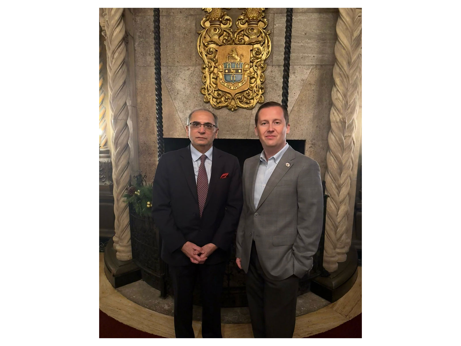 US Ambassador to India, Sergio Gor with Ambassador of India to the US, Vinay Mohan Kwatra (Photo/@USAmbIndia)