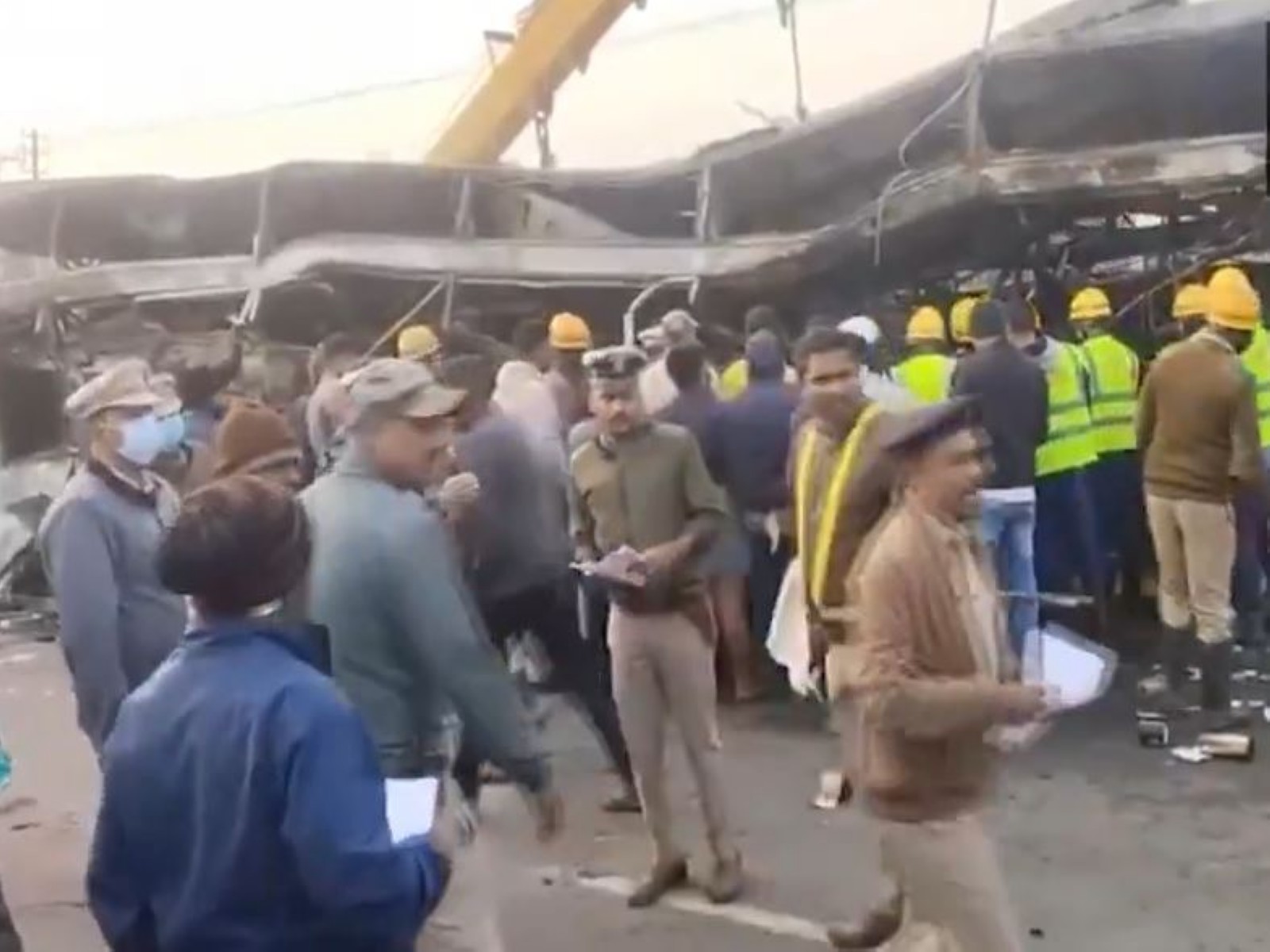 Fatal accident near Gorlathu village on National Highway 48. (Photo/ANI)