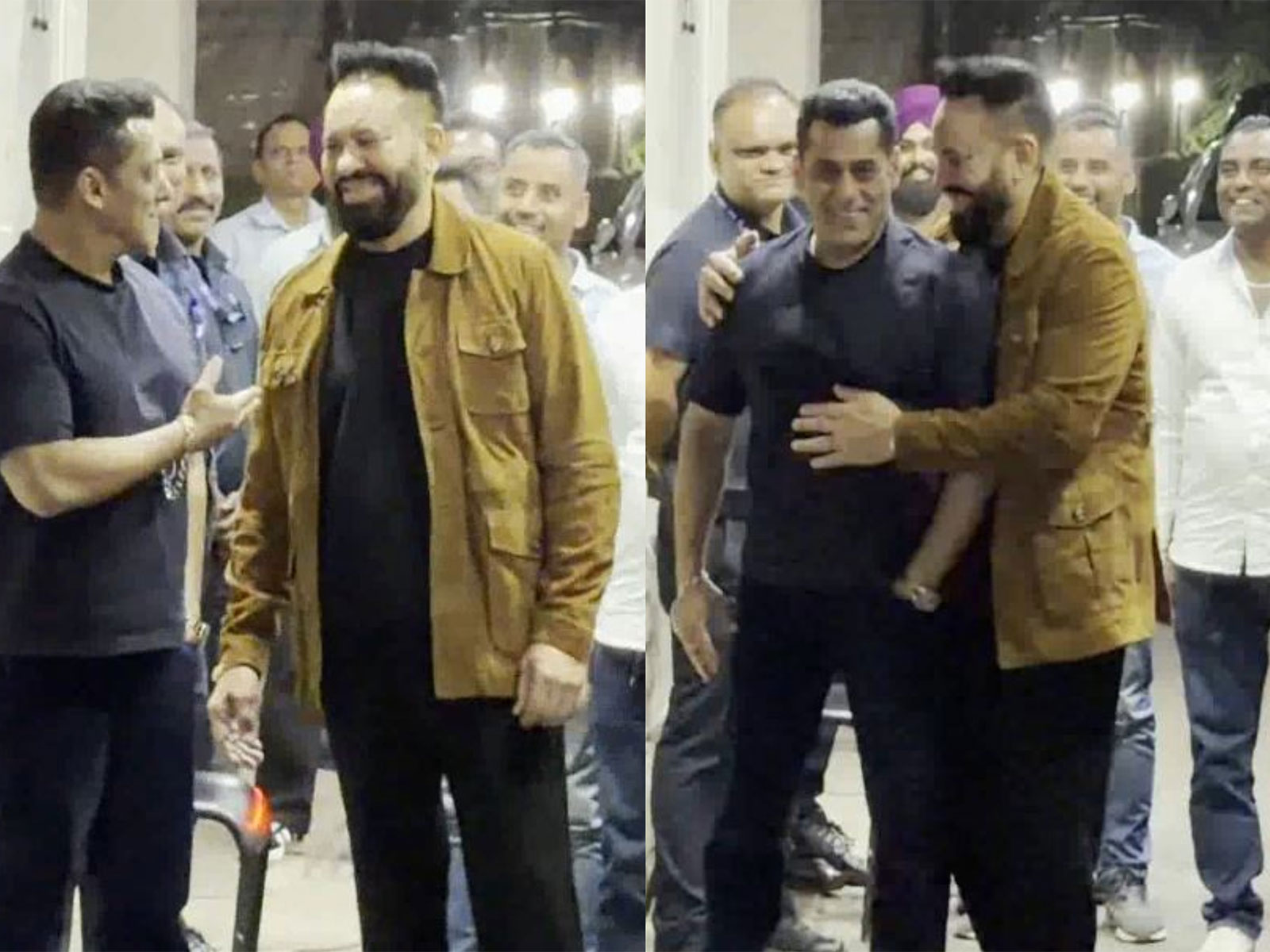 Salman Khan at Arbaaz Khan's anniversary party (Photo/ANI)