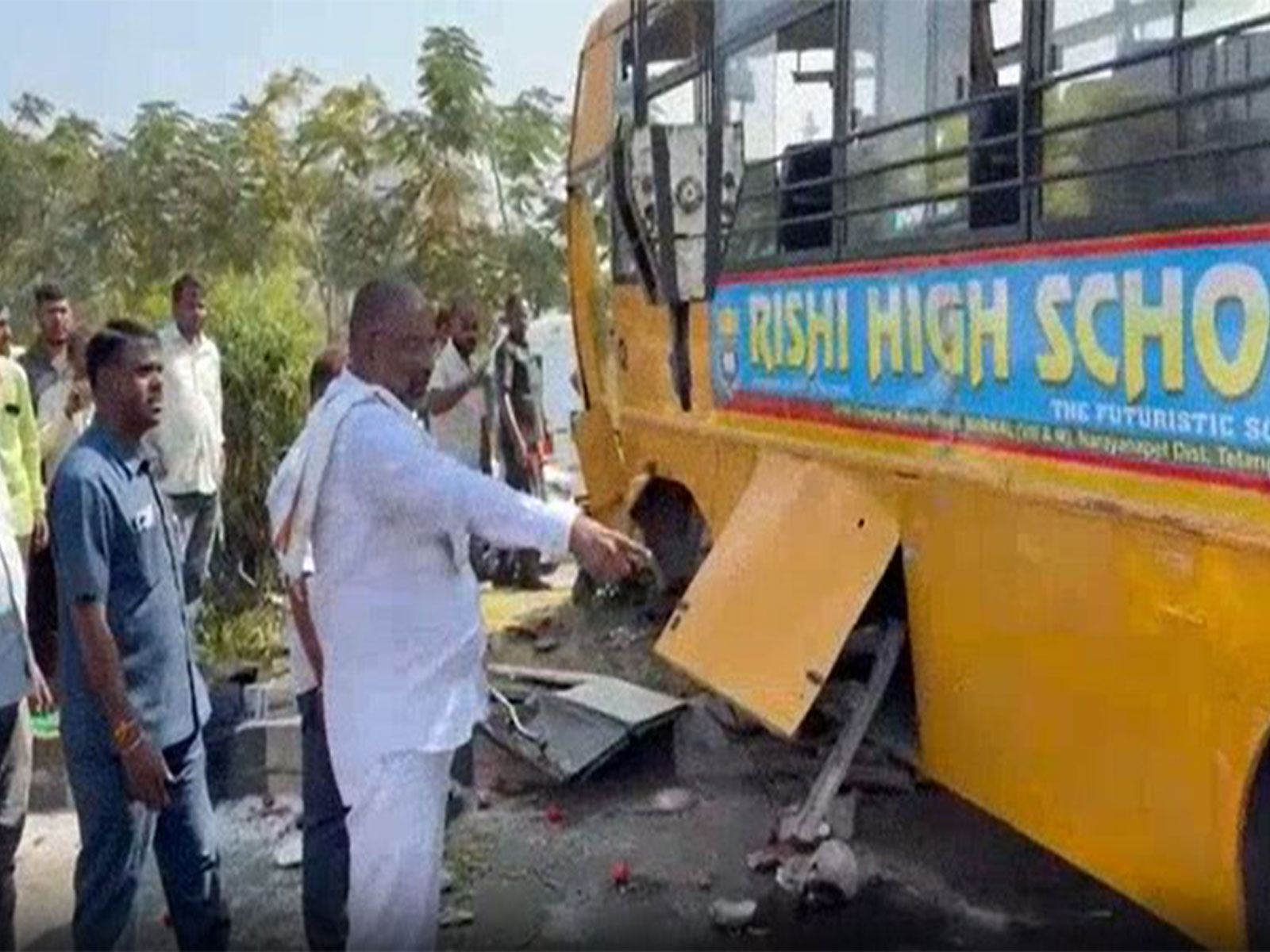 Visuals from the accident site (Photo/ANI)