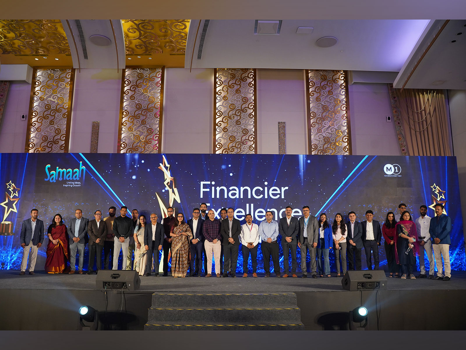 Eminent Speaker, panellist, and the Award winners at the M1 Group's Samaah 2025 in Mumbai