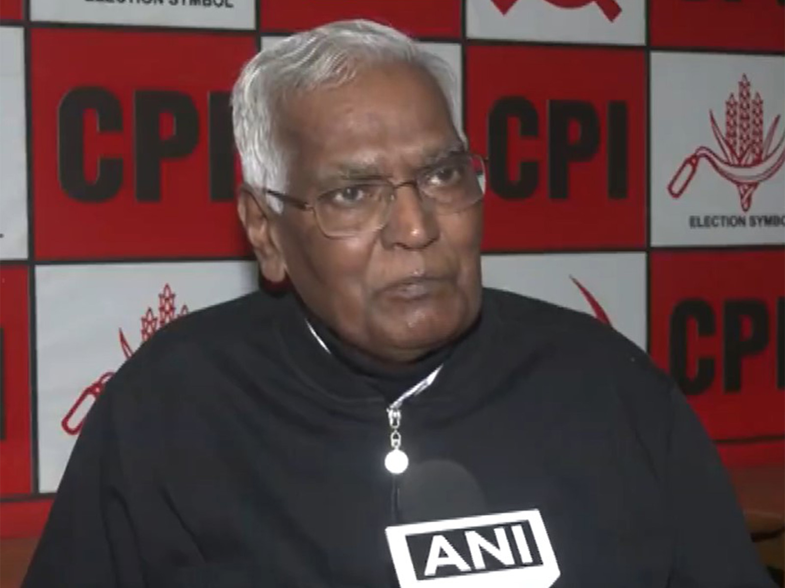 CPI General Secretary D Raja (Photo/ANI)