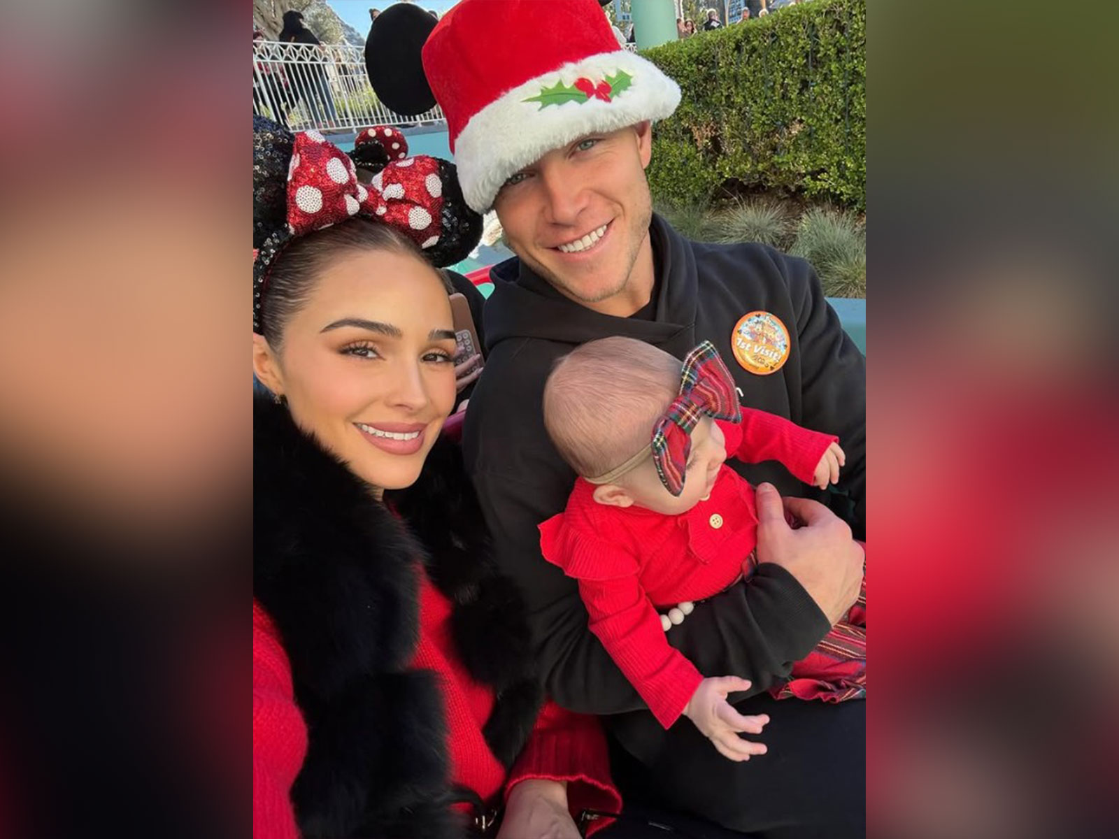 Olivia Culpo and Christian McCaffrey with daughter Colette (Photo/Instagram/@oliviaculpo)