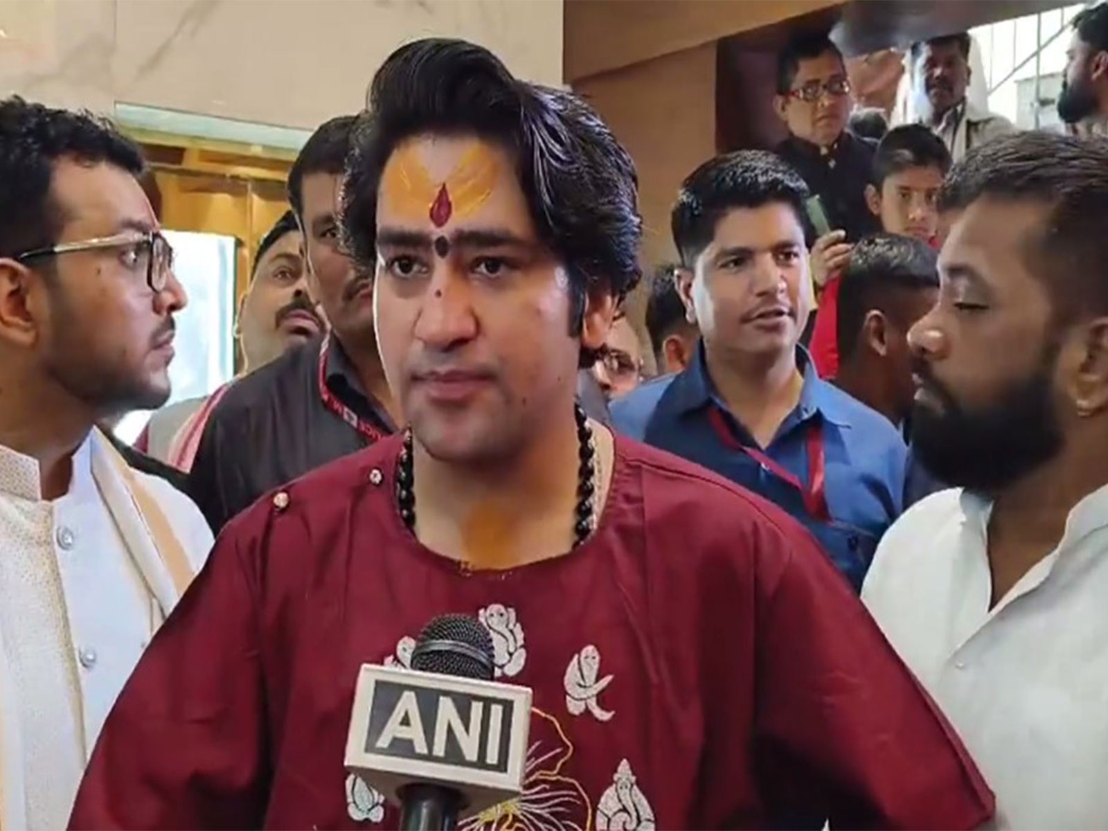 Spiritual leader Dhirendra Shastri (Photo: ANI)