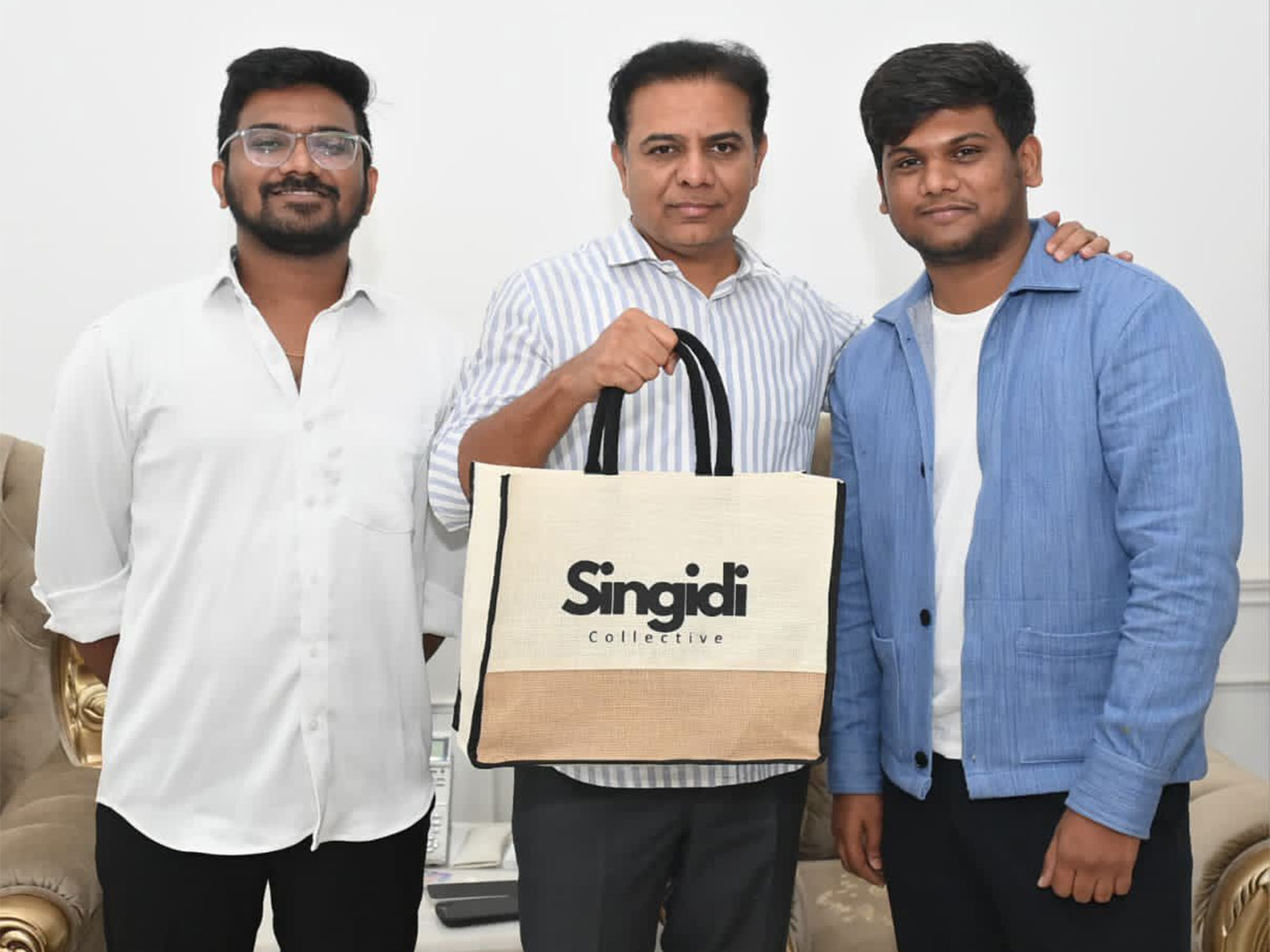 BRS leader KTR launches singidi collective (Photo: @KTRBRS/X)