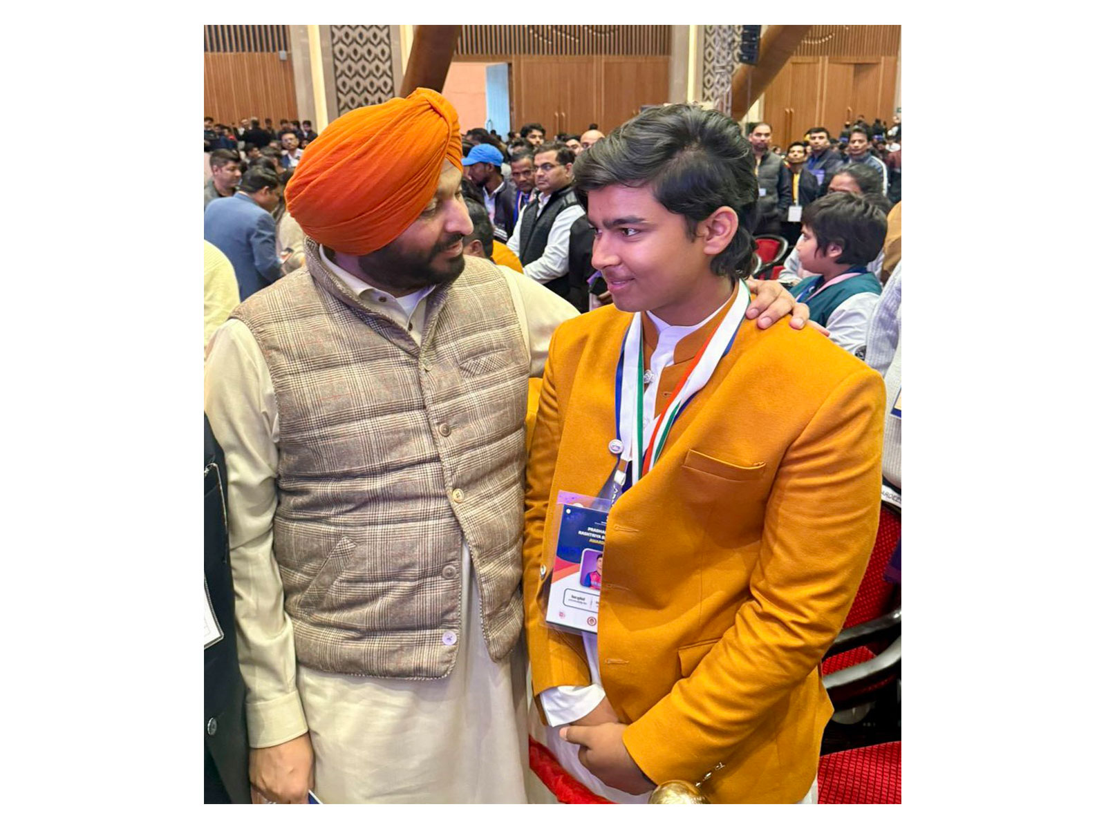 Ravneet Singh Bittu and Vaibhav Suryavanshi (Photo:  X/ @RavneetBittu)