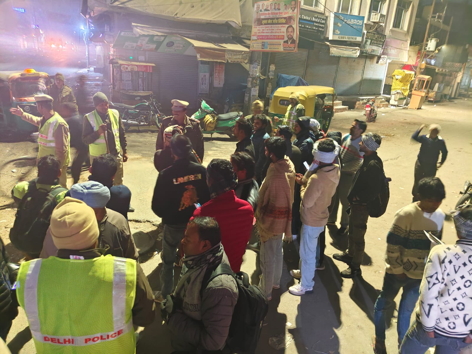 Over 1,300 rounded up, 285 arrested in South-East Delhi(Photo/Delhi Police)