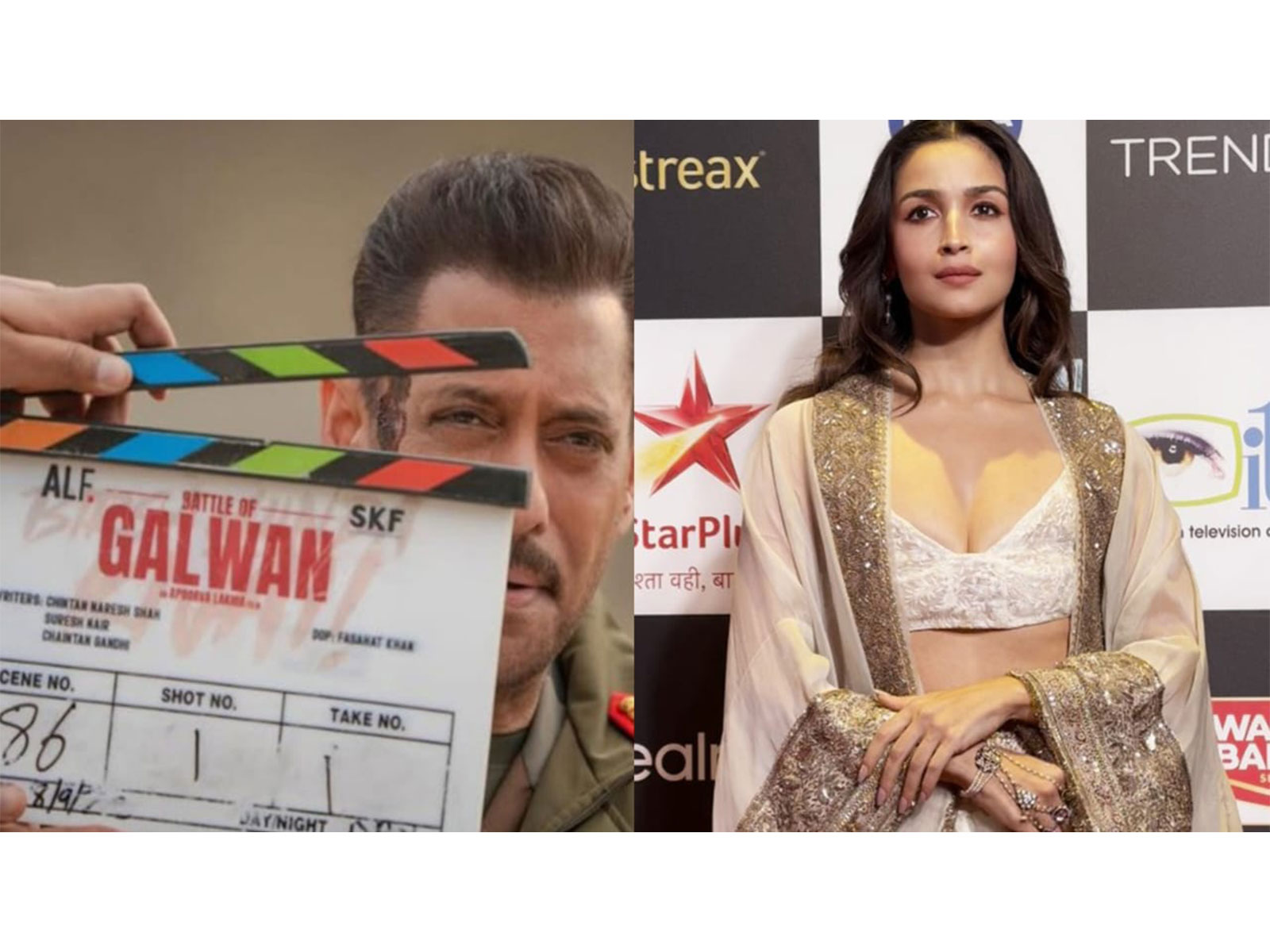 Battle of Galwan (Photo/instagram/@beingsalmankhan), Alia Bhatt (File Photo/ANI)
