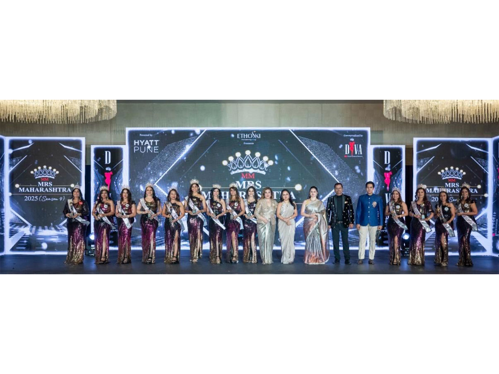 Mrs Maharashtra 2025 - Season 9 Winners of Silver, Gold & Elite categories, alongwith Anjana & Karl Mascarenhas, Shruti Marathe, Dr. Shilpa Patil & Aman Varma