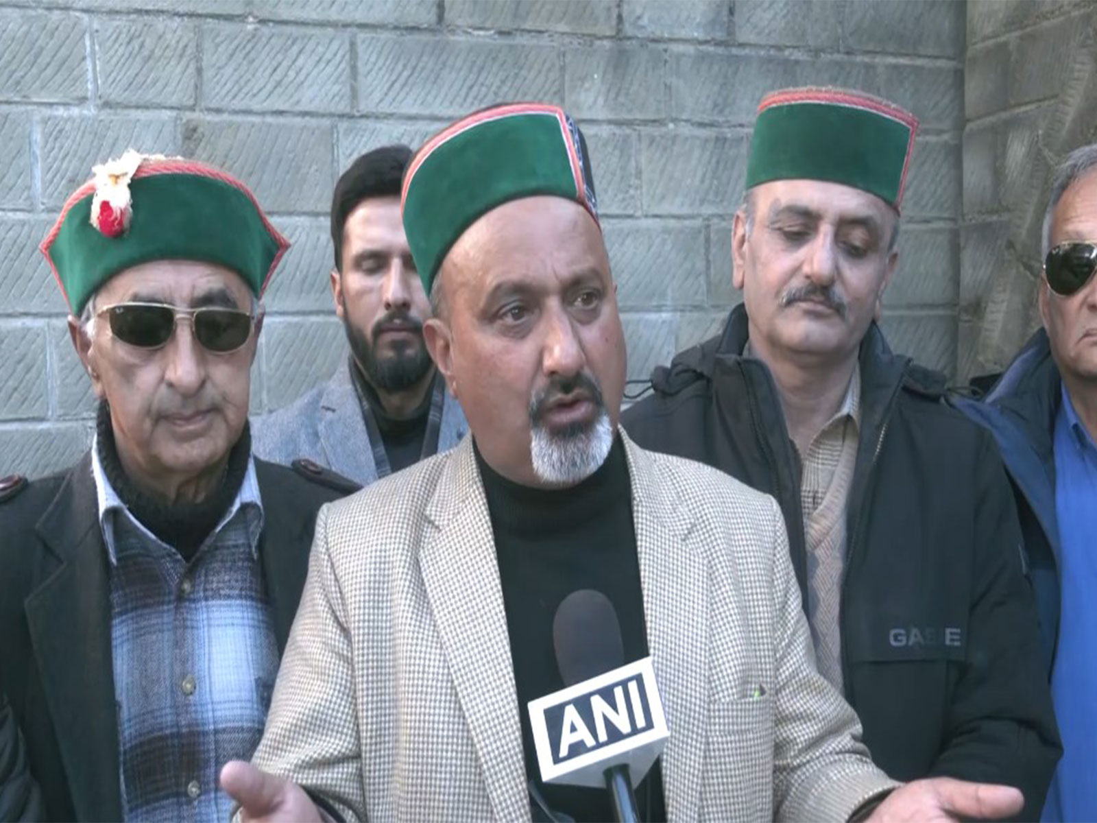 Convener of the farmers' delegation, Harish Chauhan (Photo/ANI) 