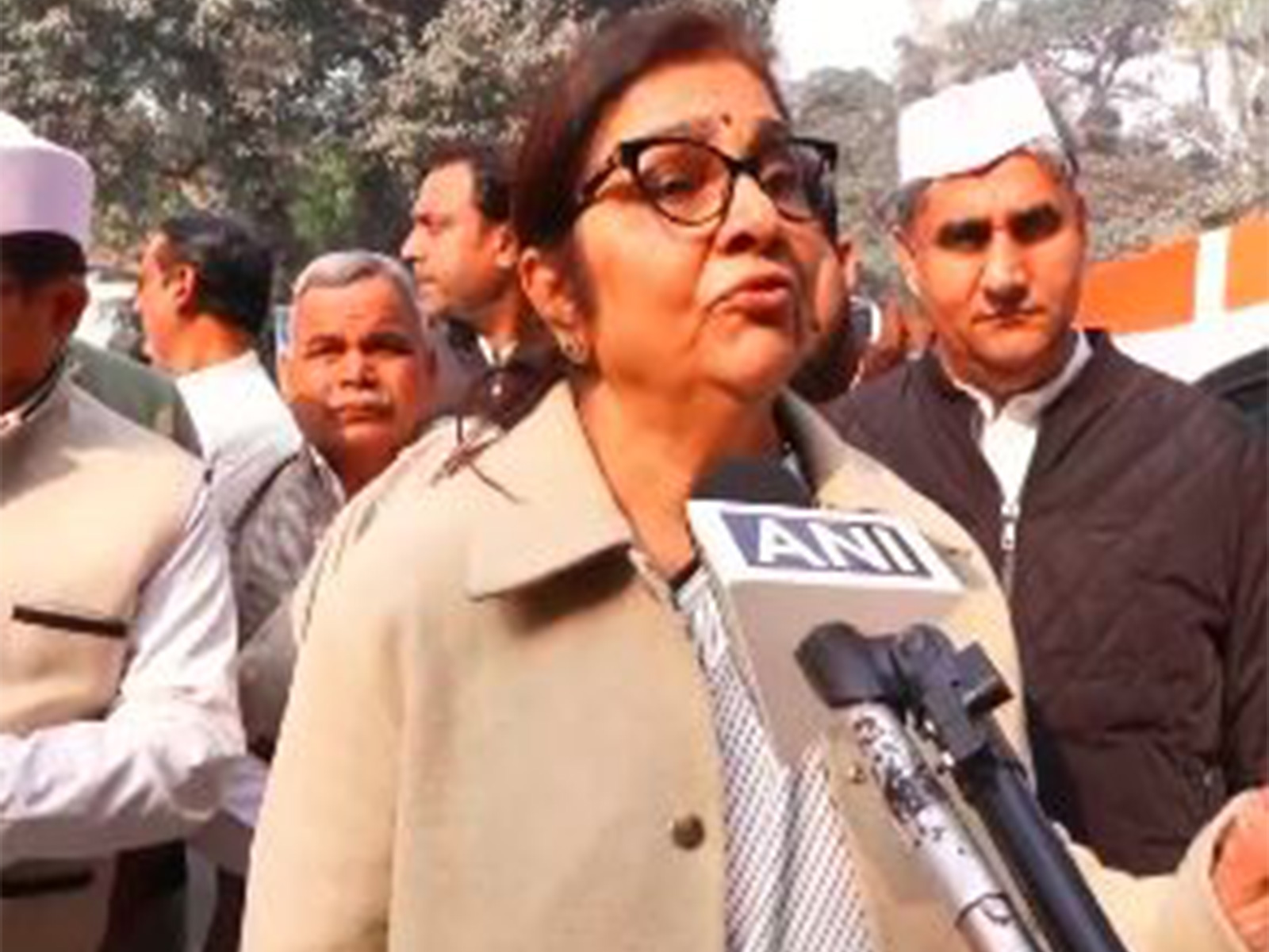 Congress Leader and RS MP Rajani Patil (Photo/ANI)