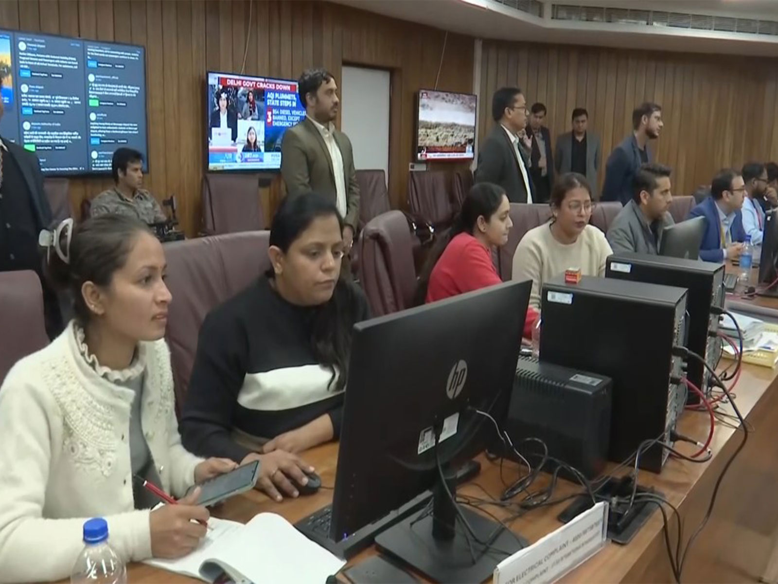 24x7 control room in Delhi by Ministry of Civil Aviation (MoCA) (Photo/ANI)
