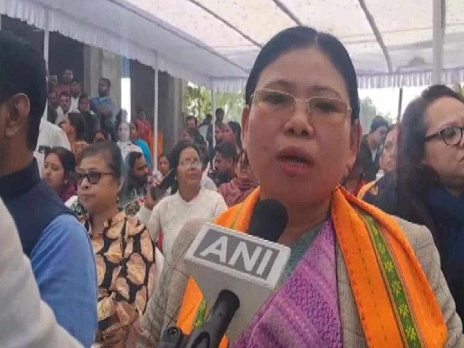 Tripura Minister Santana Chakma (Photo/ANI)