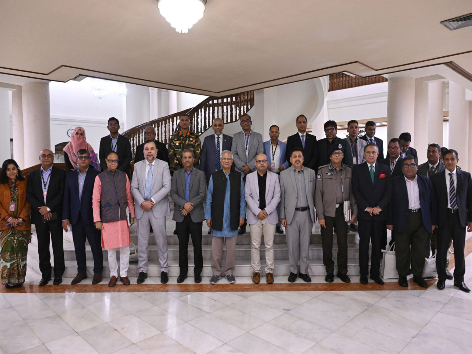 Muhammad Yunus, the Chief Adviser of the Interim government of Bangladesh directs forming Cyber Security Council  (Photo: x@ChiefAdviserGoB)