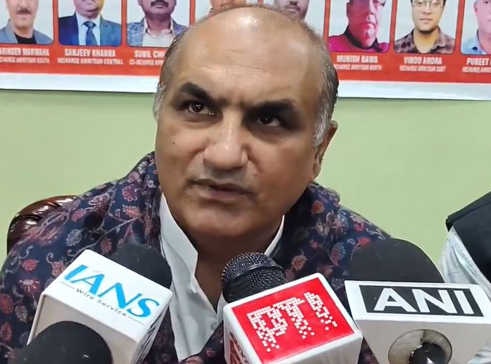 Advisor to the Tourism and Cultural Affairs Department of Punjab government, Deepak Bali (Photo/ANI)