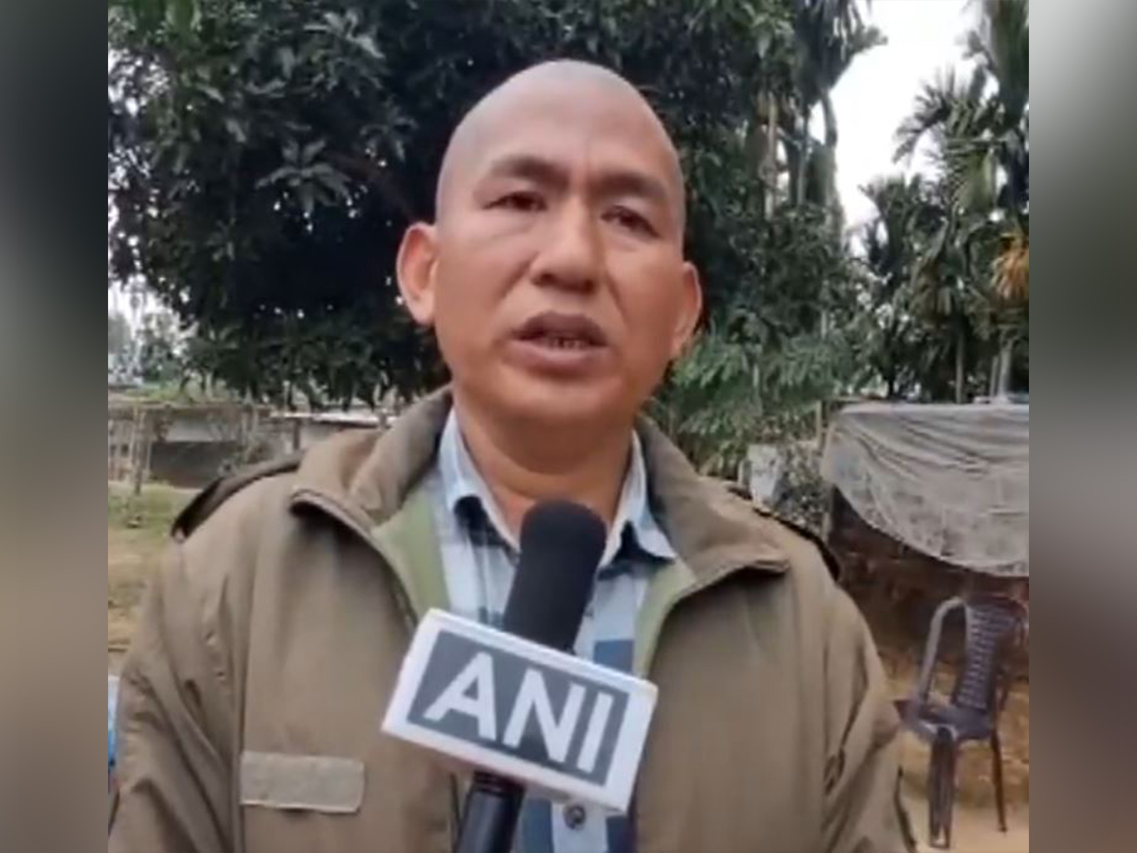 Tarun Prasad Chakma, father of Angel Chakma (Photo/ANI)