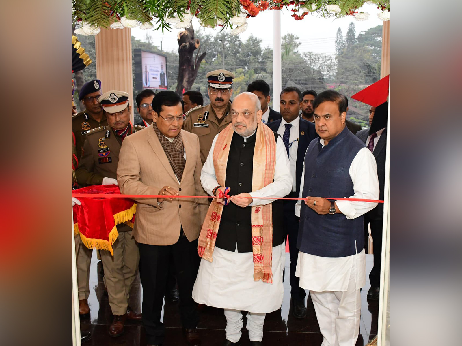 Amit Shah inaugurates 'Srimanta Sankardeva Abirbhav Kshetra' at Batadrava (Photo/Assam CMO) 