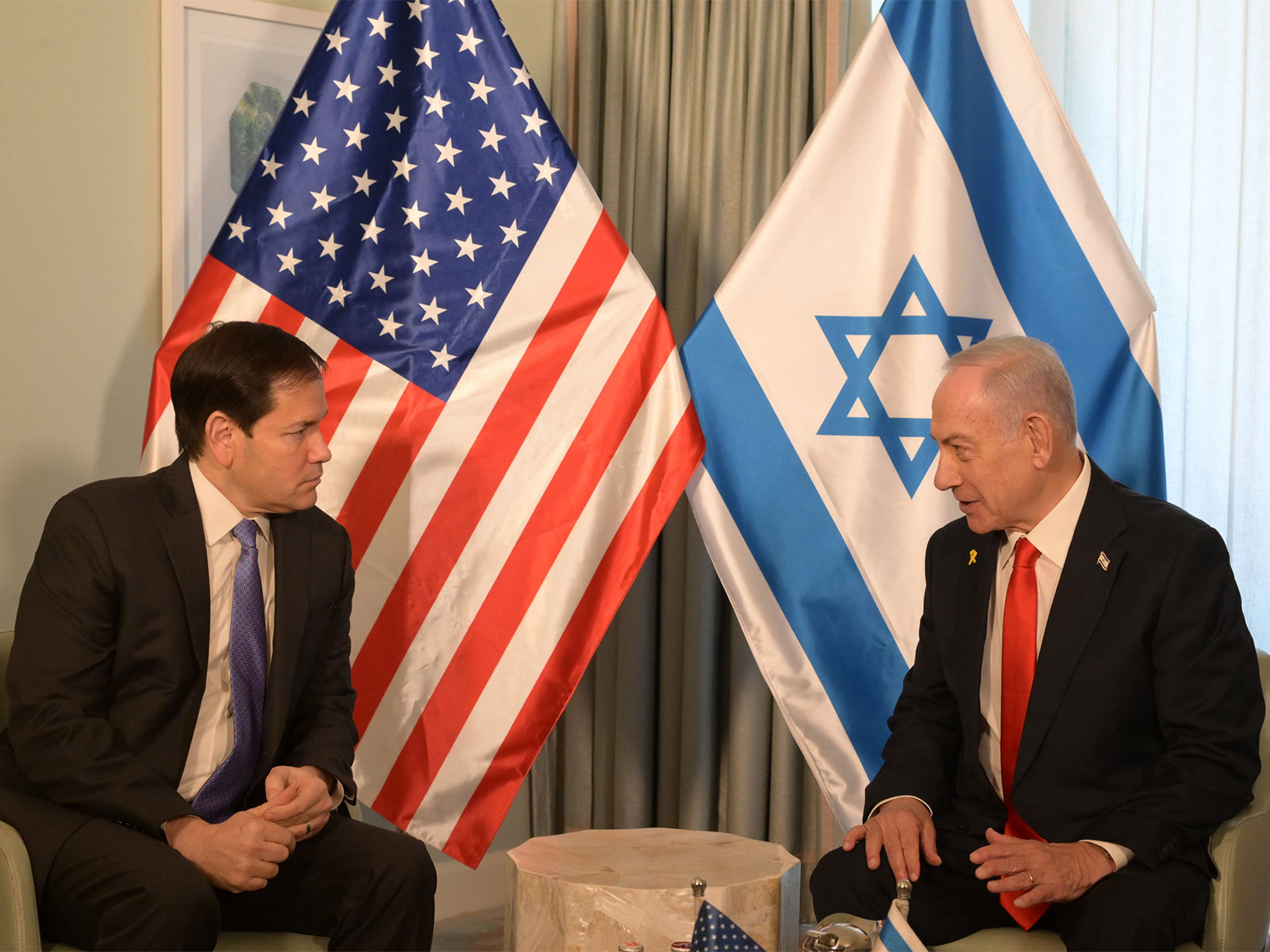 Israeli Prime Minister Benjamin Netanyahu meets US Secretary of State Marco Rubio (Photo: X/@netanyahu)