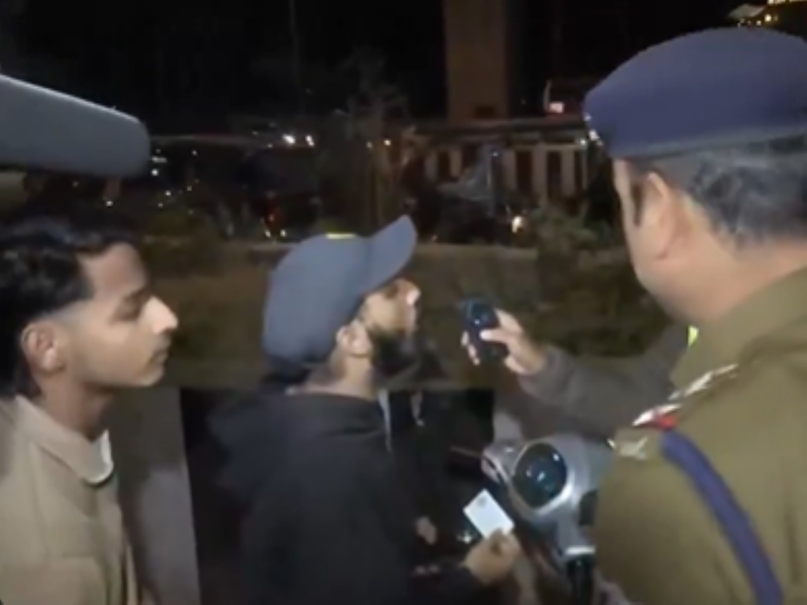 Police are checking with breath analyzer (Photo/ ANI)