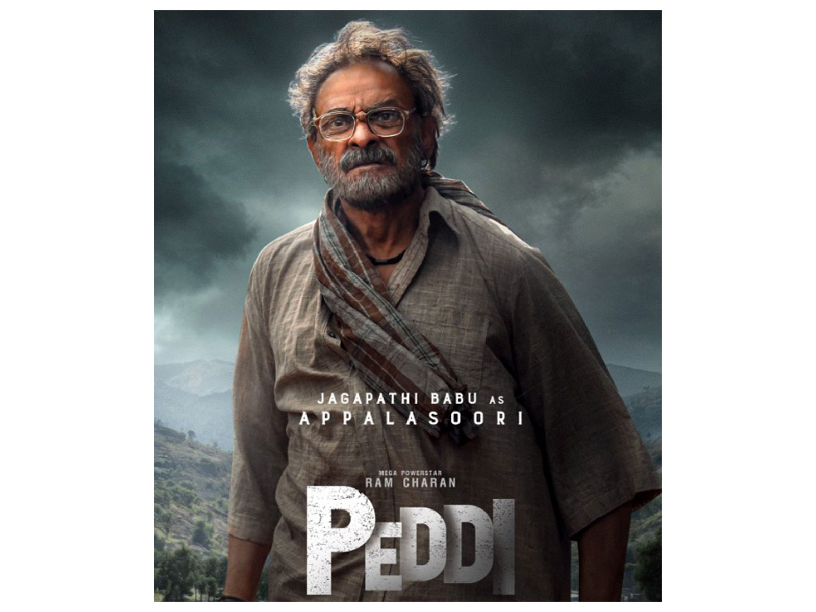 Jagapathi Babu in Peddi poster (Photo/X/@IamJagguBhai)