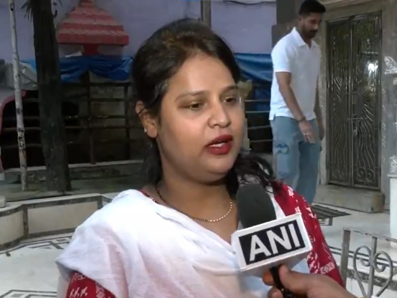 Yogeeta Gawli-Waghmare, daughter of Gangster-turned-politician Arun Gawli (Photo/ANI)