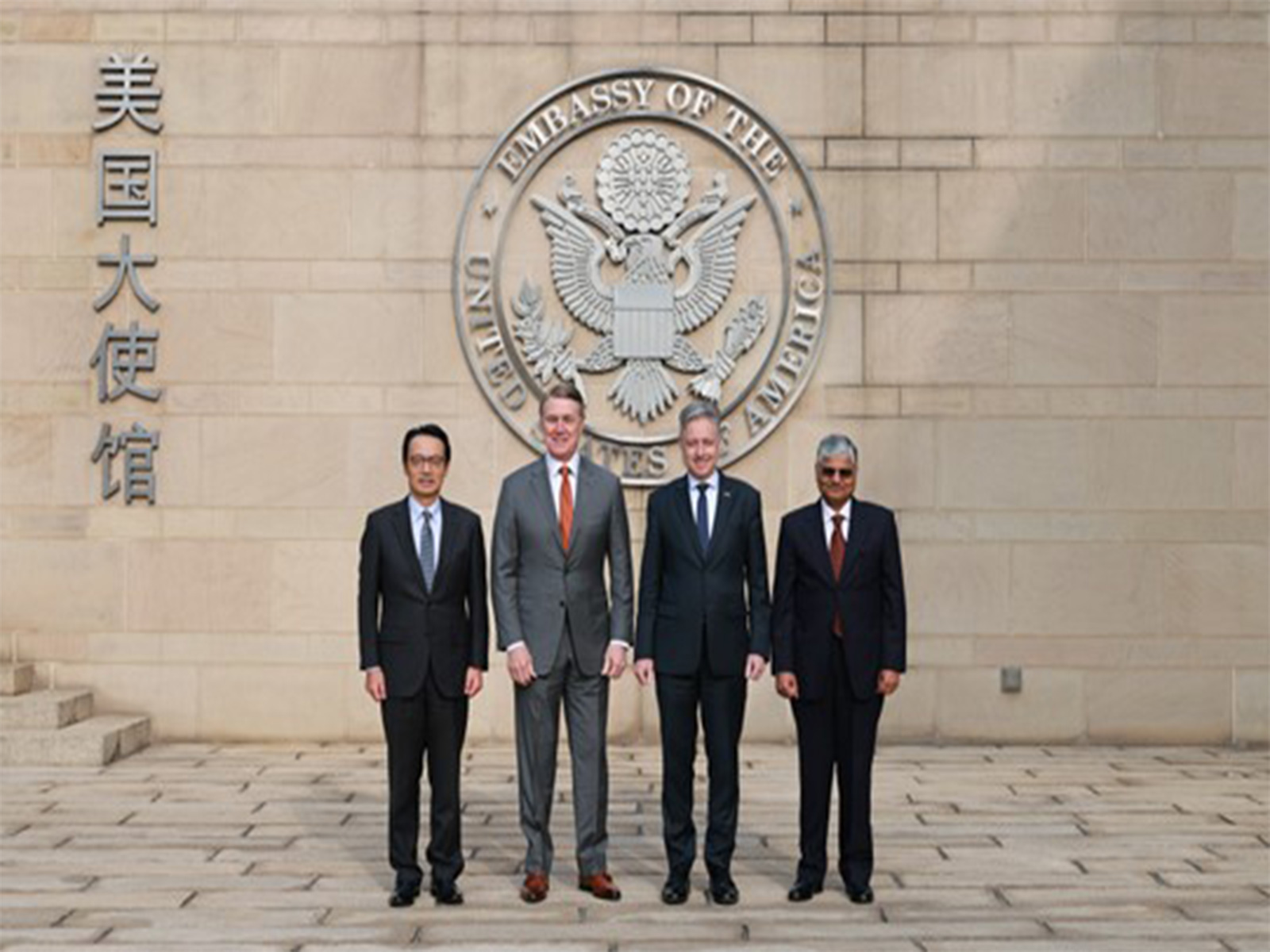 Quad Ambassadors (Photo/X@USAmbChina)