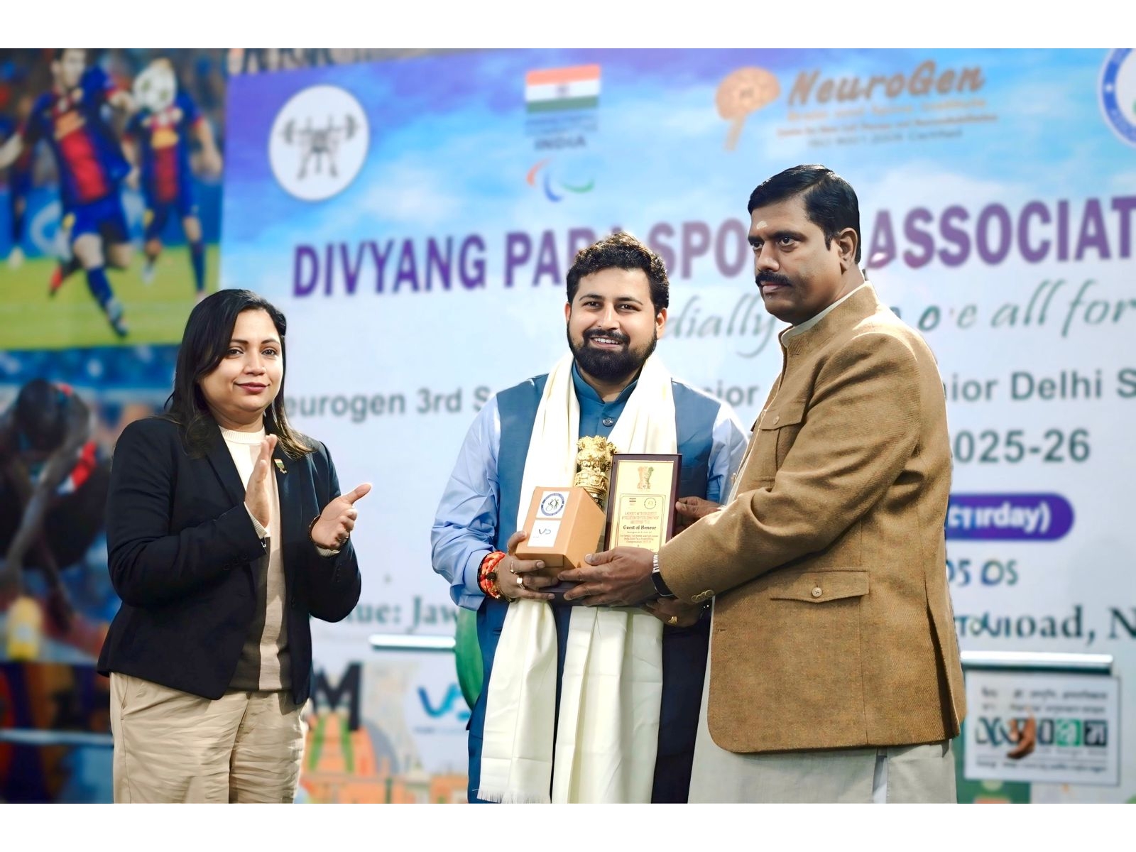 Vinay Kumar Dubey, Chairman VKDL NPA Advisory Council, Honoured at Prestigious DPSA Para Powerlifting Event in Delhi