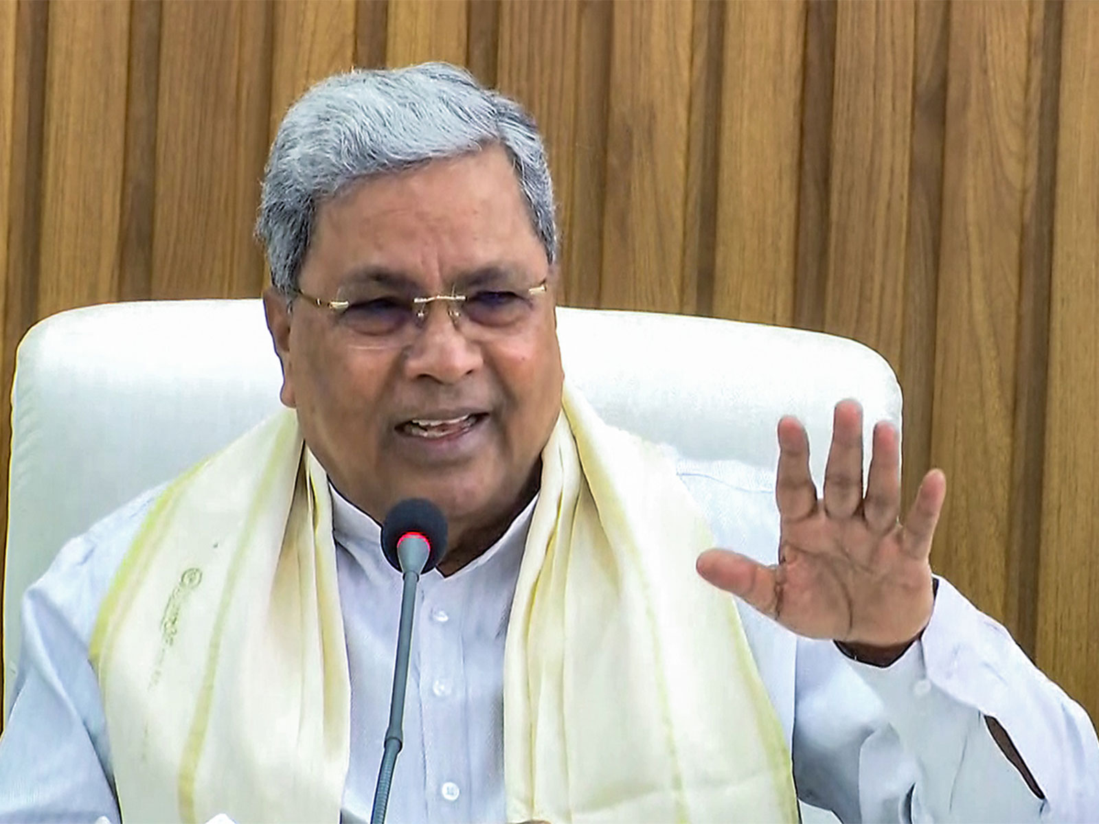 Karnataka CM Siddaramaiah (Photo: ANI)