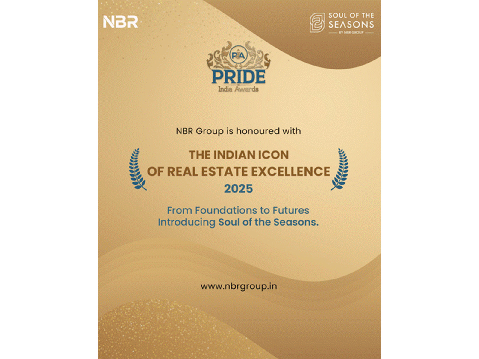 NBR Group Honoured with Indian Icon of Real Estate Excellence 2025 by Pride India Awards