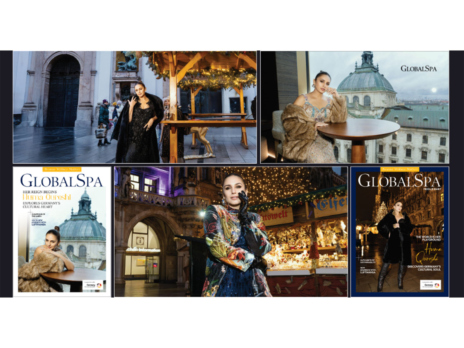 Shot across Munich's iconic markets, cathedrals, and historic landmarks, the international cover story celebrates Germany as a leading cultural destination.