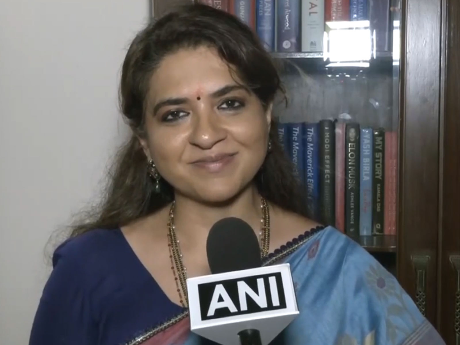Shiv Sena leader Shaina NC (Photo/ANI)