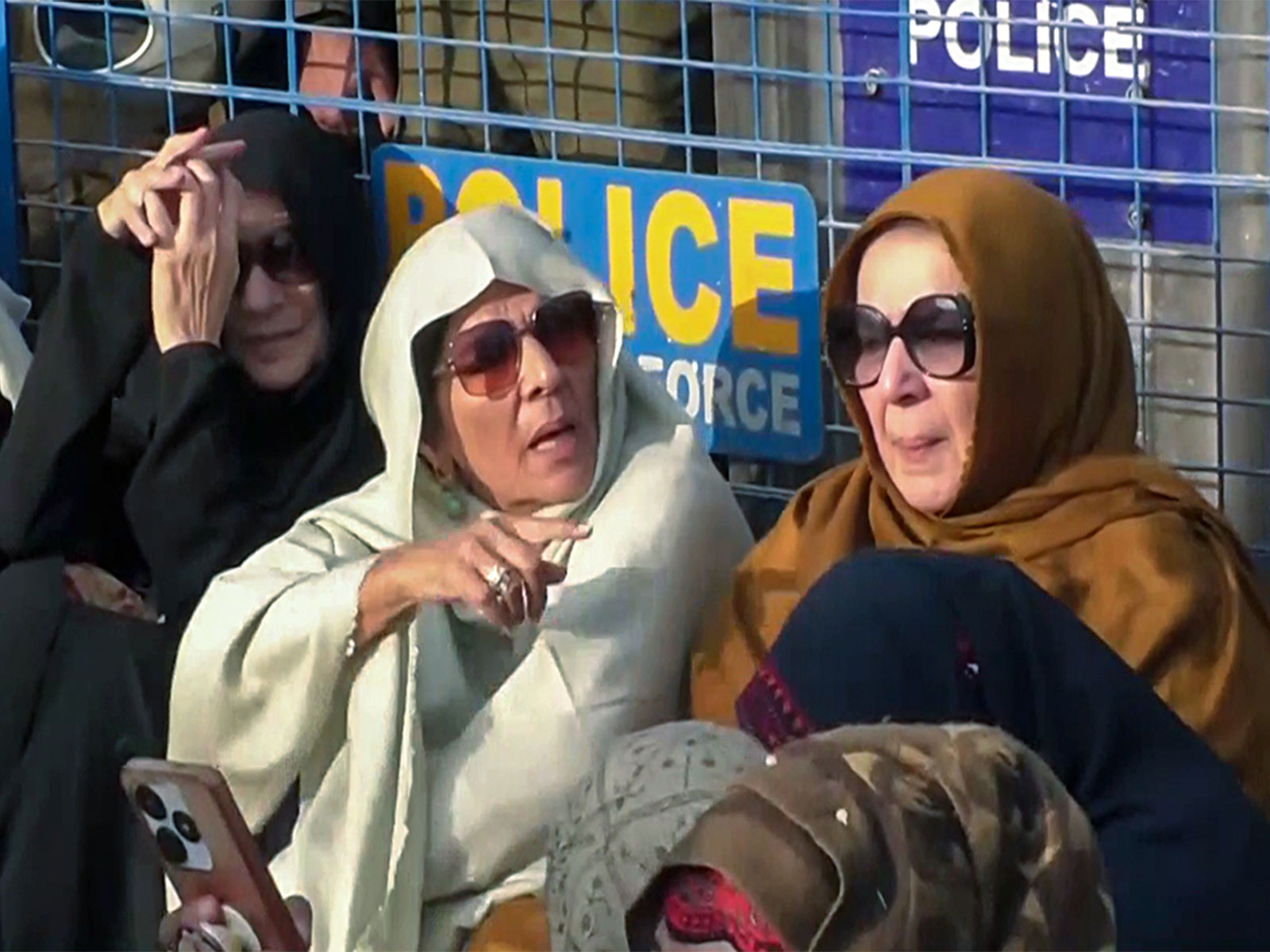 Former Pakistan PM Imran Khan's sisters Uzma Khan and Aleema Khan (File Photo/ANI)