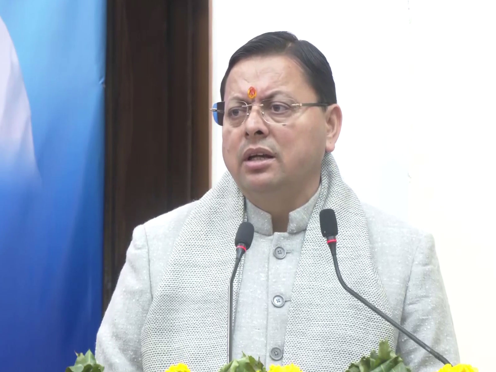 Uttarakhand Chief Minister Pushkar Singh Dhami (Photo/ANI)