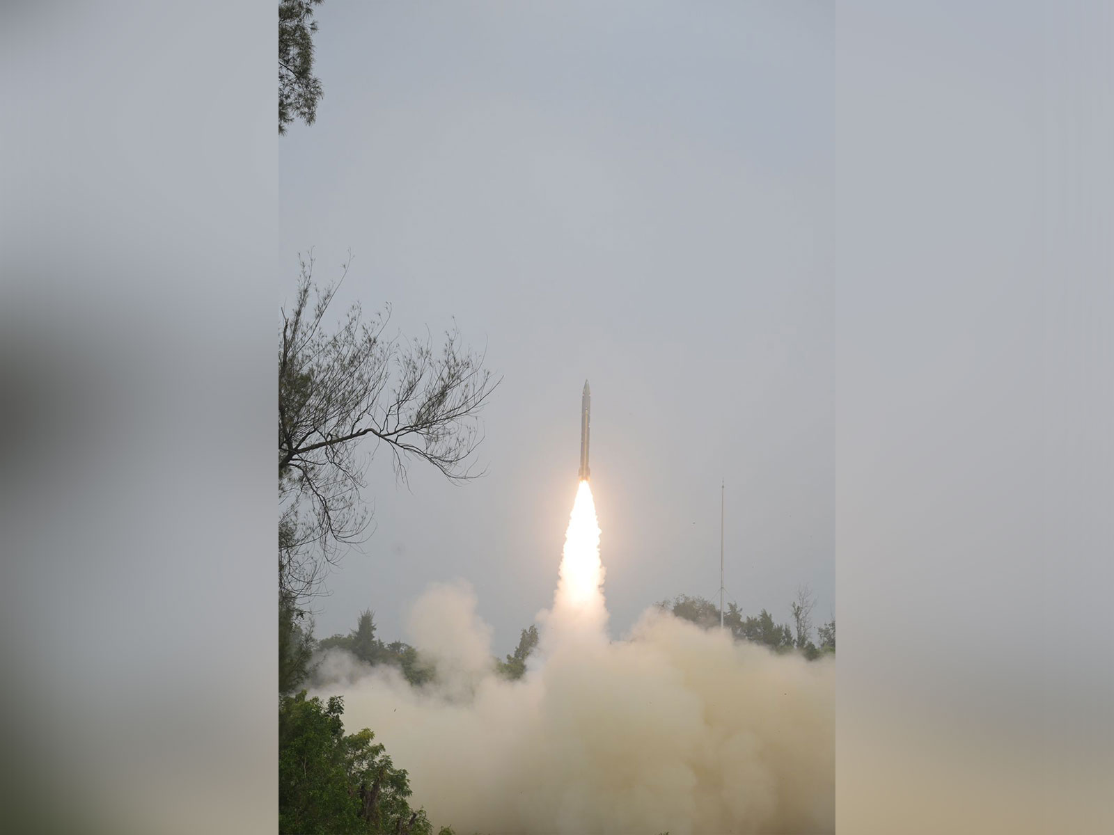 Pralay, an indigenously developed solid propellant quasi-ballistic missile. (Photo/PIB) 