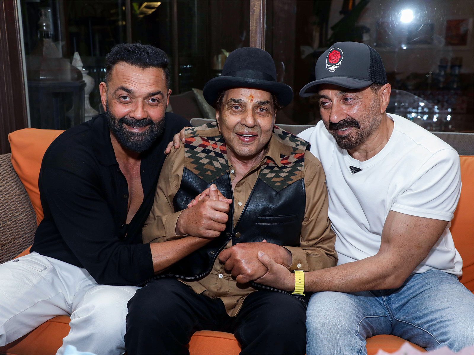 Sunny, Bobby Deol pay tribute to Dharmendra (File photo/ANI)