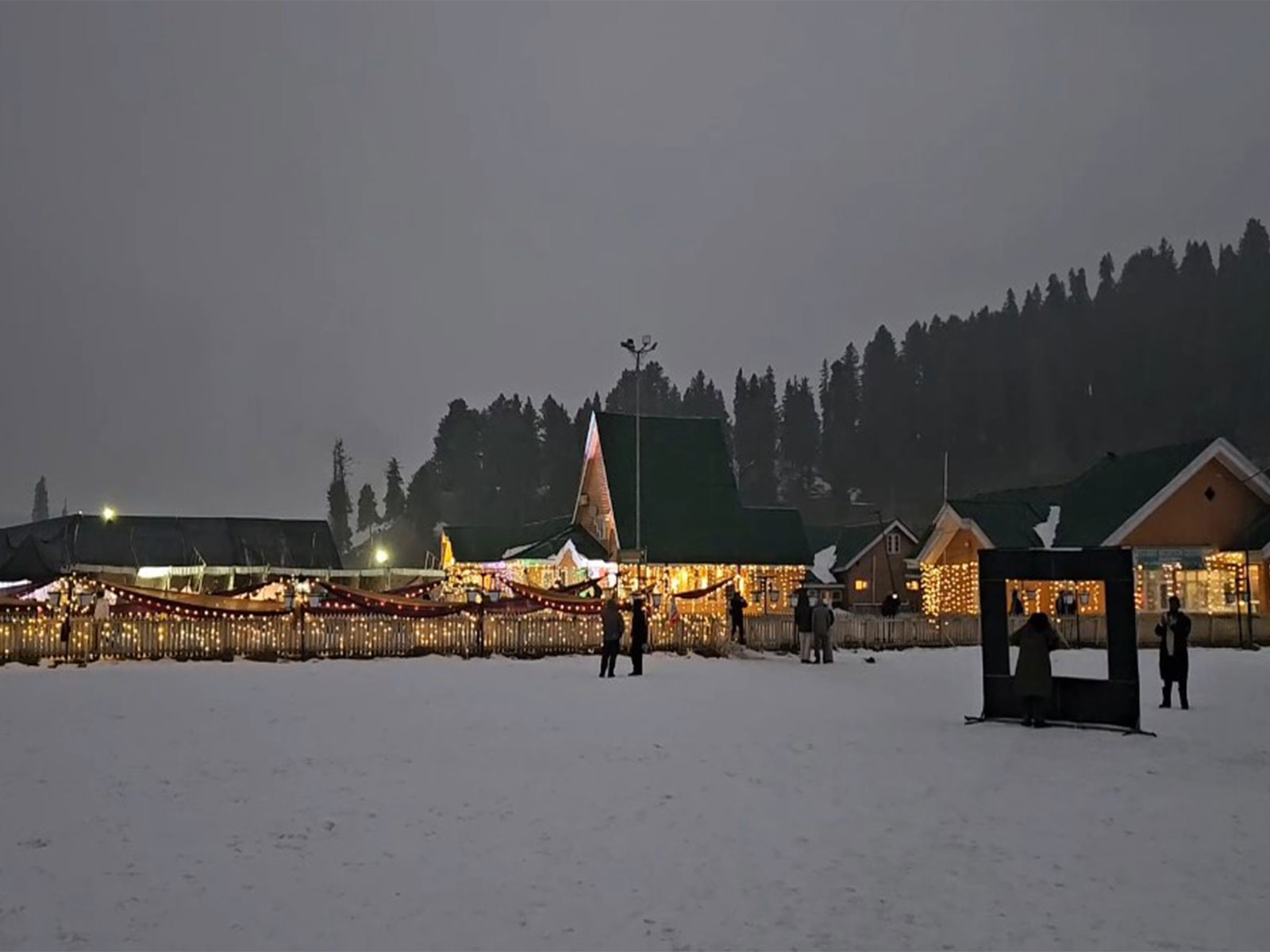 New Year celebration in Jammu and Kashmir(Photo/ANI)