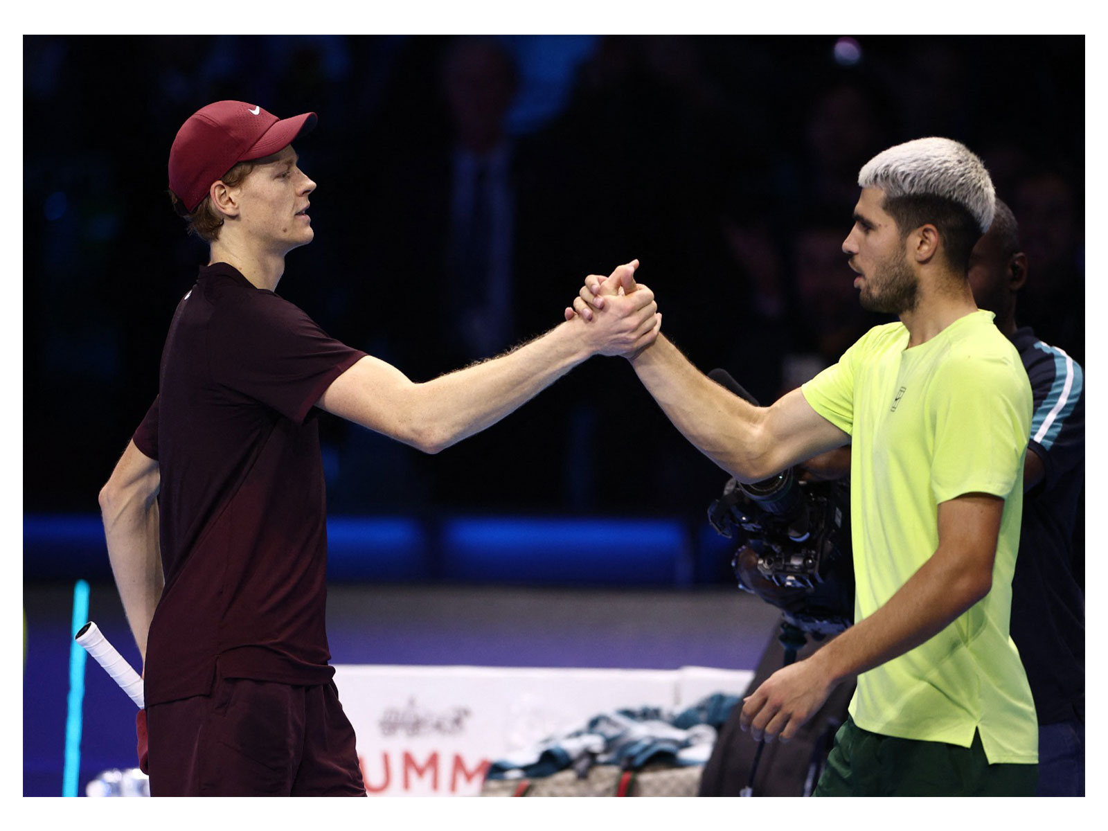 Jannik Sinner (L) and Carlos Alcaraz (R) (Photo: Reuters)