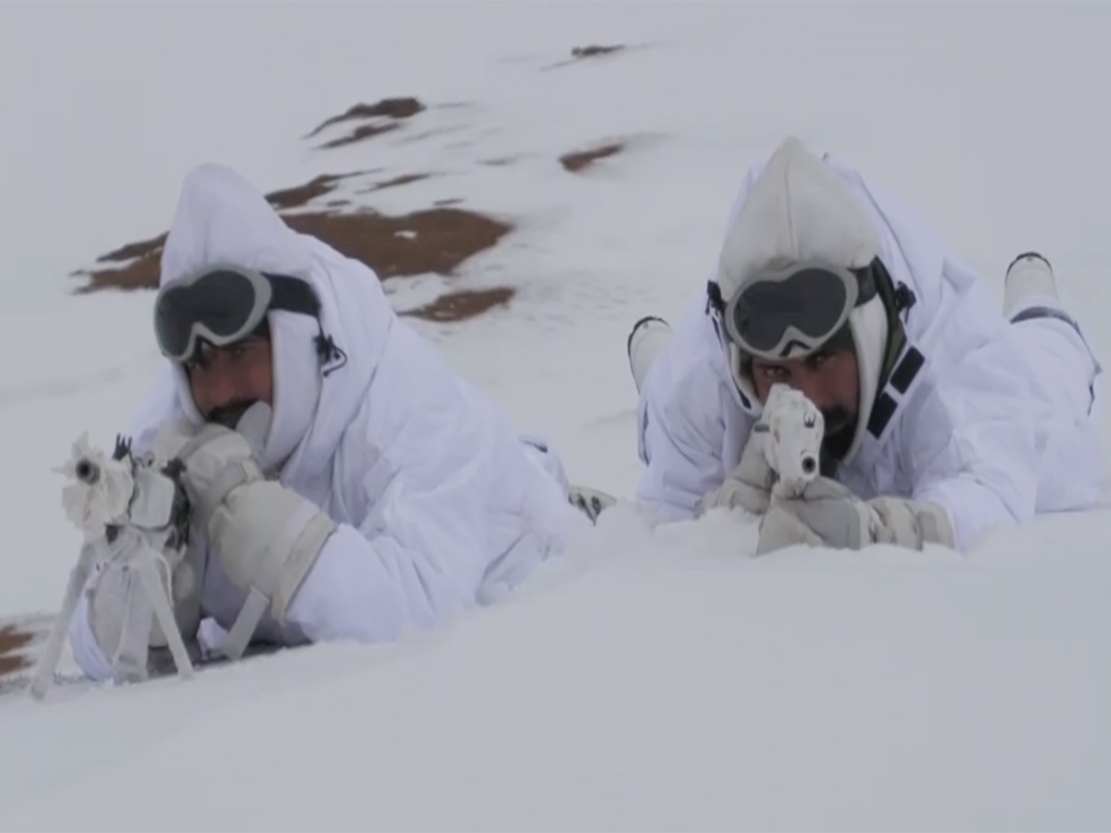 The Romeo Force of Indian Army conducting search and surveillance operations in the Pir Panjal ranges of Poonch (Photo/ANI)