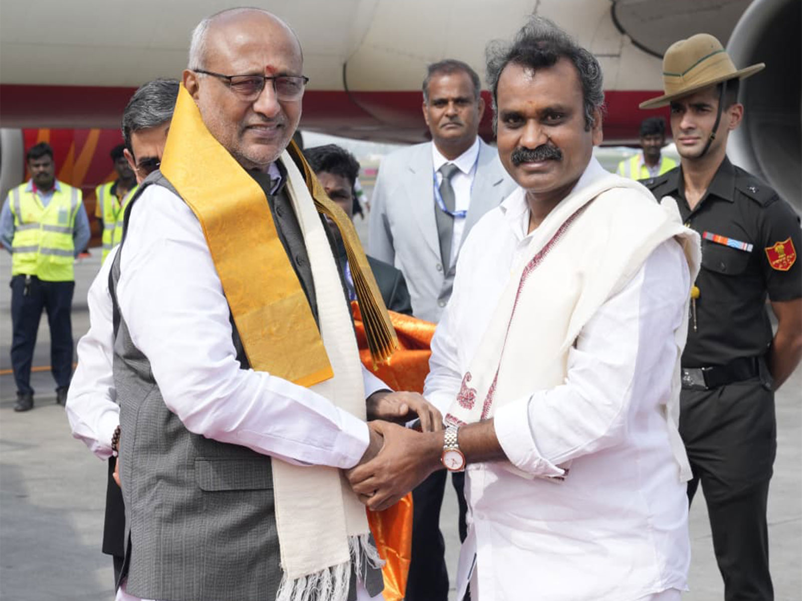 Vice-President CP Radhakrishnan arrives in Tamil Nadu (Photo X @VPIndia)
