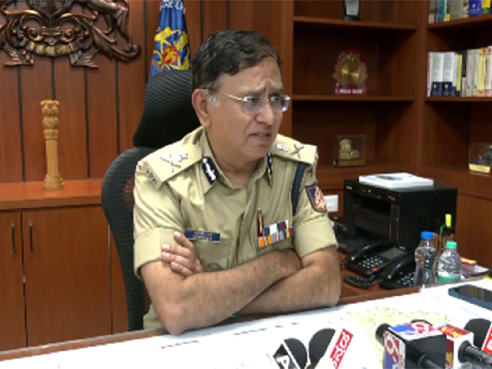  ADGP Law and Order R. Hithendra Bengaluru, Karnataka (Photo/ANI)