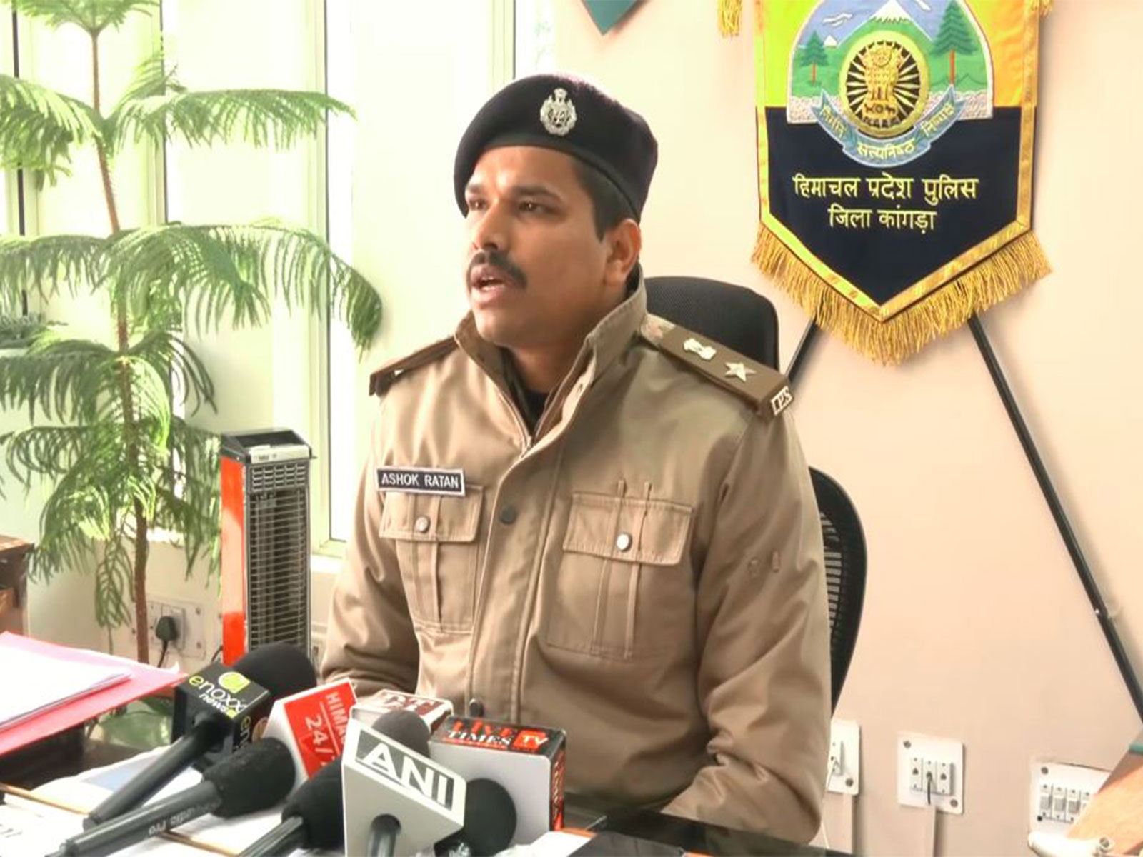 Ashok Rattan, Superintendent of Police, Kangra (Photo/ANI)