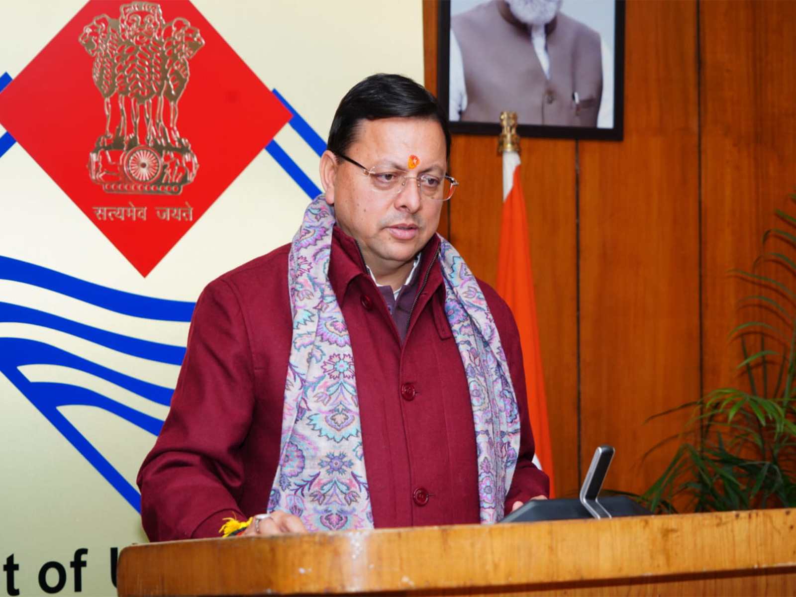 Uttarakhand Chief Minister Pushkar Singh Dhami (Photo/Uttarakhand CMO) 