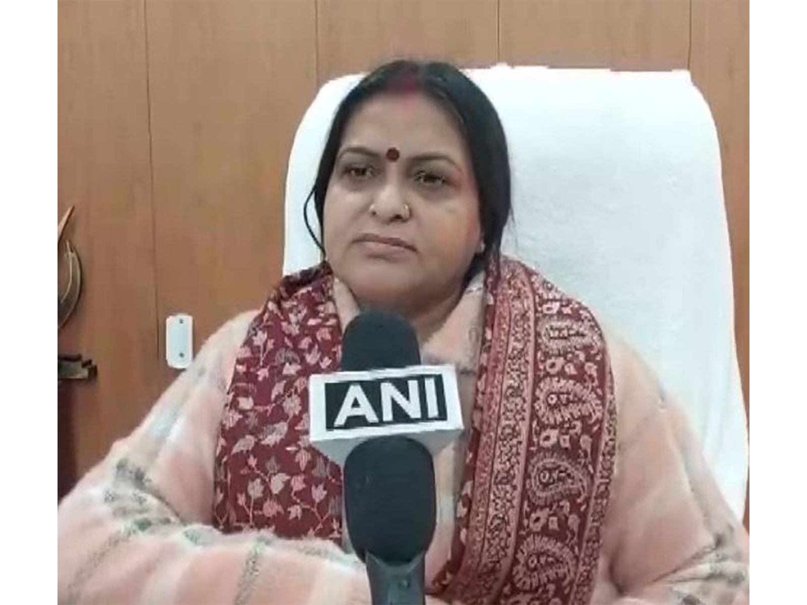 Bihar State Women's Commission chairperson Apsara (Photo/ANI)