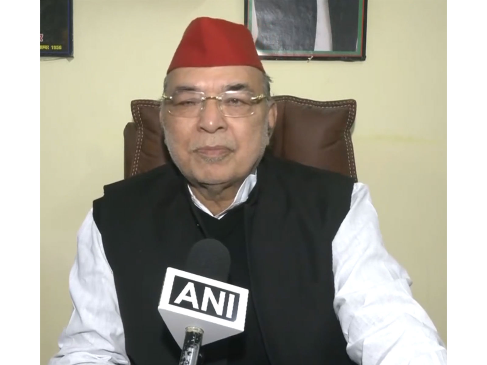 Samajwadi Party leader Ravidas Mehrotra (Photo/ANI)