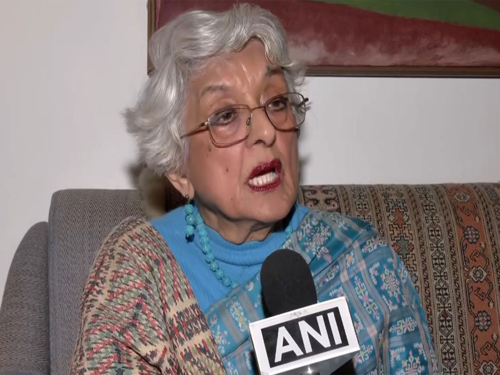 Former Ambassador of India to Bangladesh, Veena Sikri (Photo/ANI)